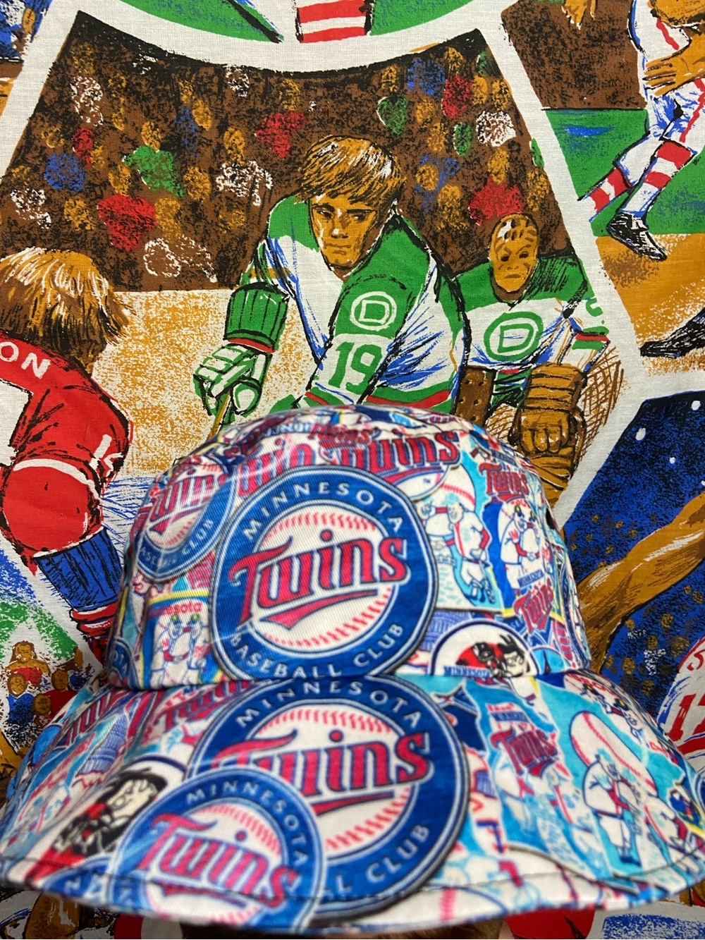 Minnesota Twins AOP Bucket Hat